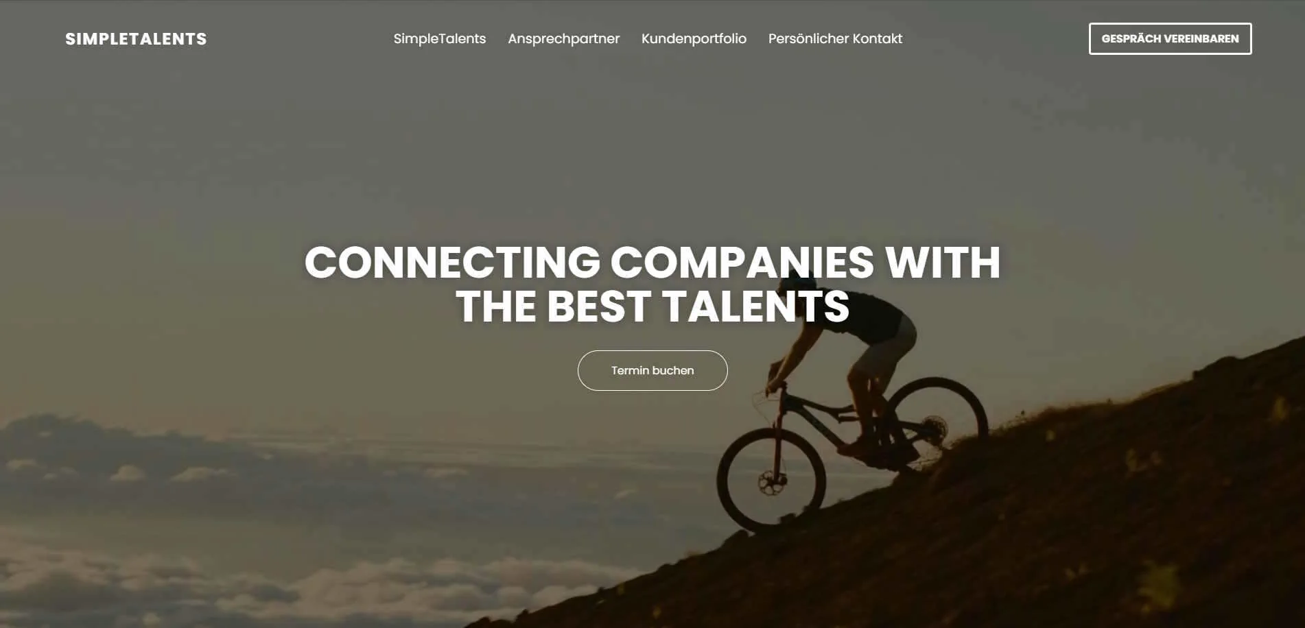 Simple Talents Webseite Screenshot